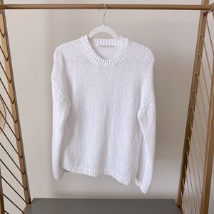 A&F Open-Stitch Textural Crew Sweater